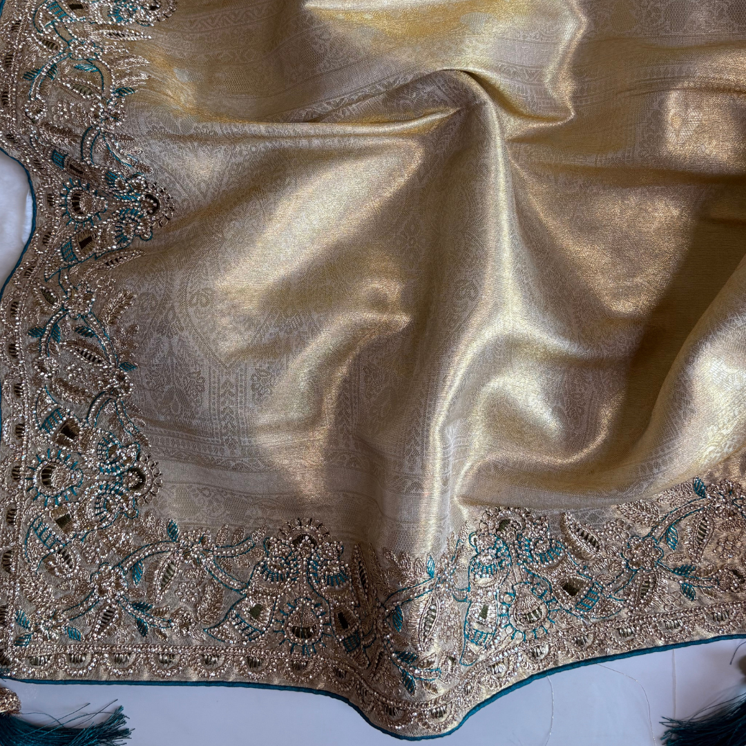 Rajsahi Kanjivaram Work Saree for Women