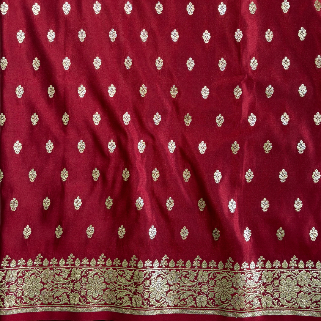 Red Banarsi Saree