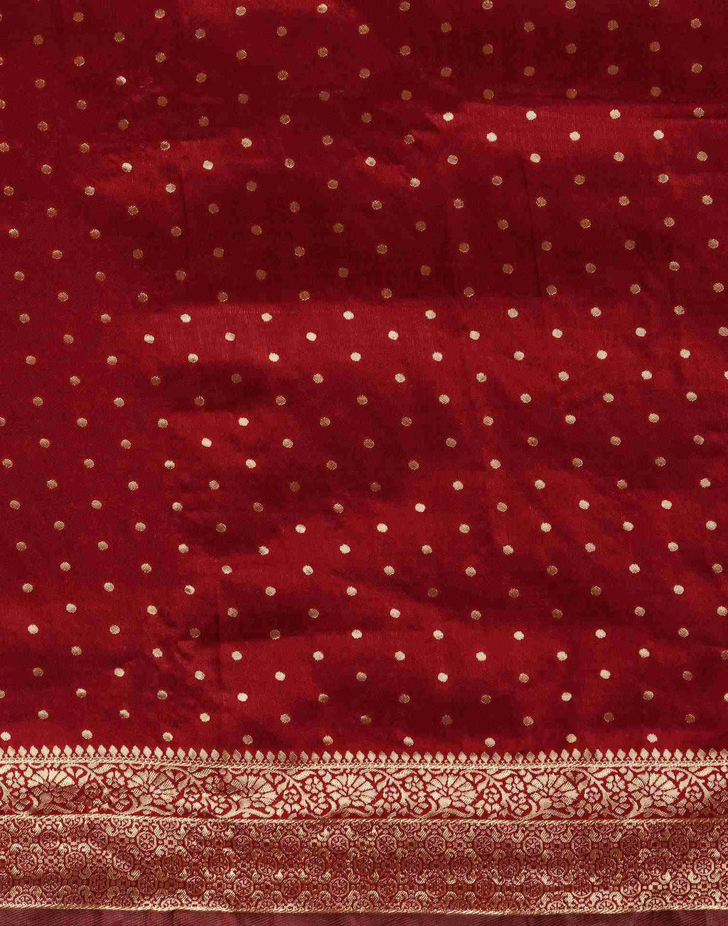 Maroon Silk Woven