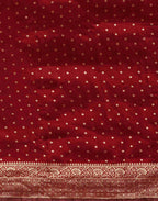 Maroon Silk Woven
