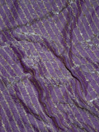 Lavender Gold Zari Designer Saree