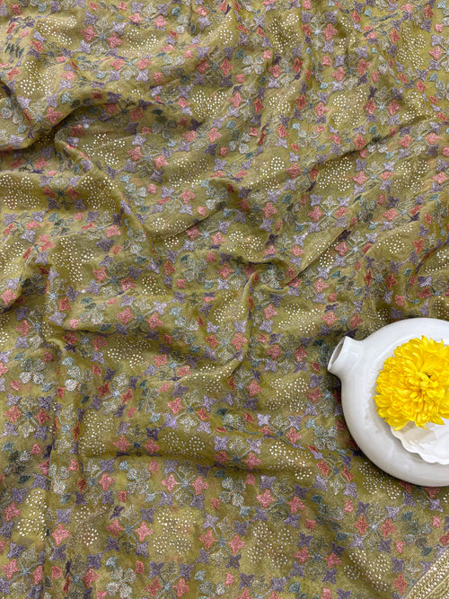 Designer Floral Saree for Women