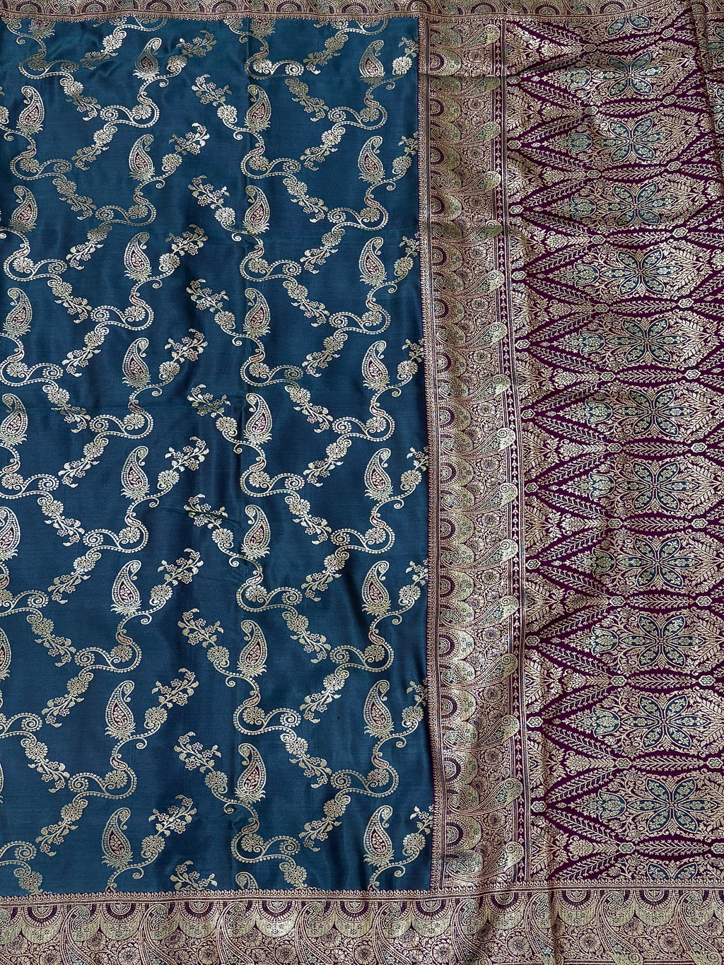 Silk Saree Royal Blue
