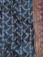 Silk Saree Royal Blue