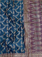 Silk Saree Royal Blue