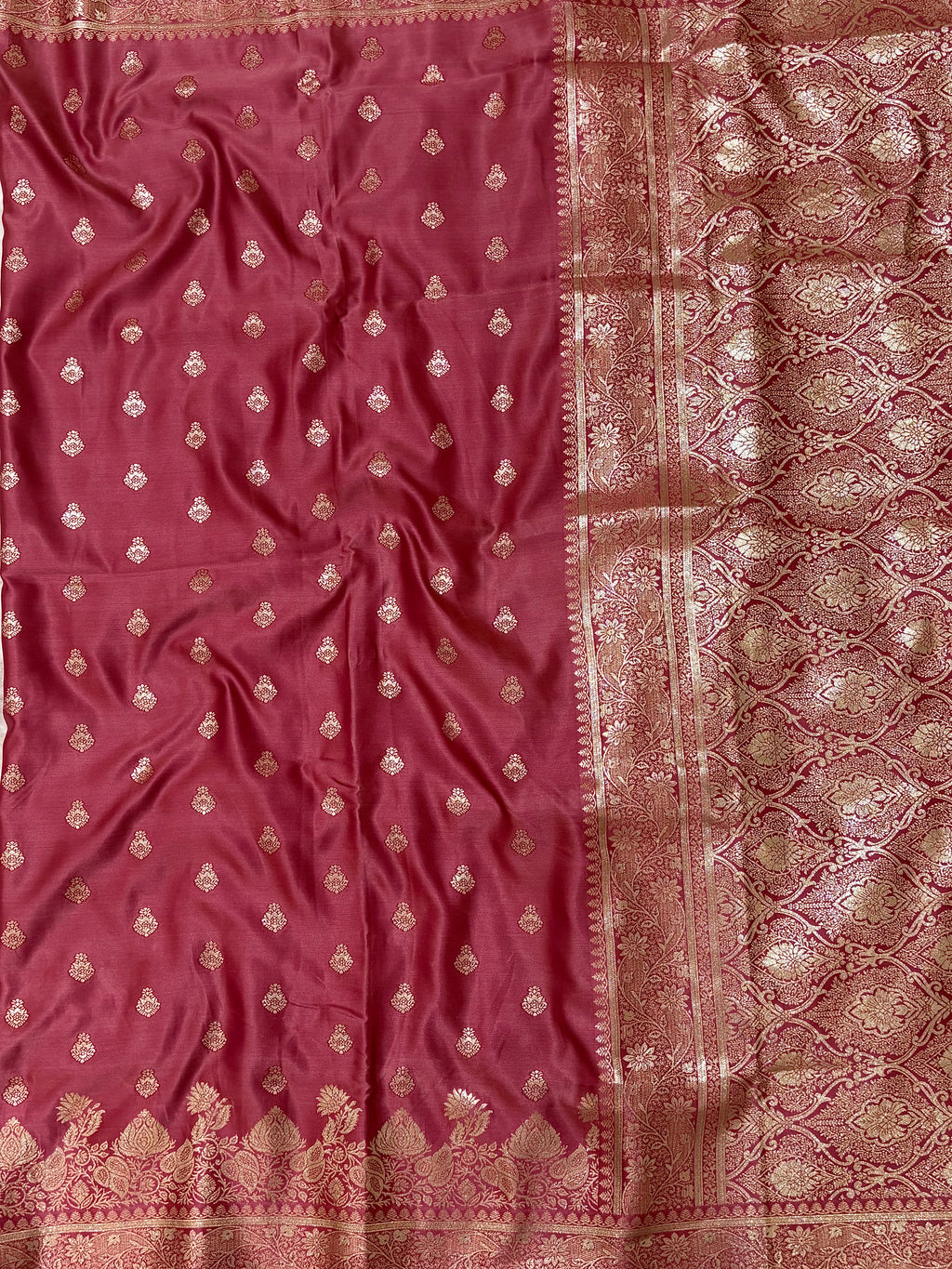 Silk Saree Pink