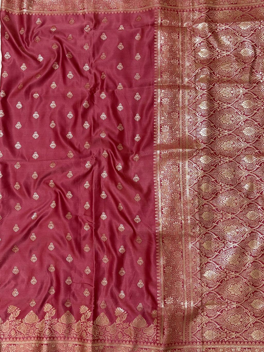 Silk Saree Pink