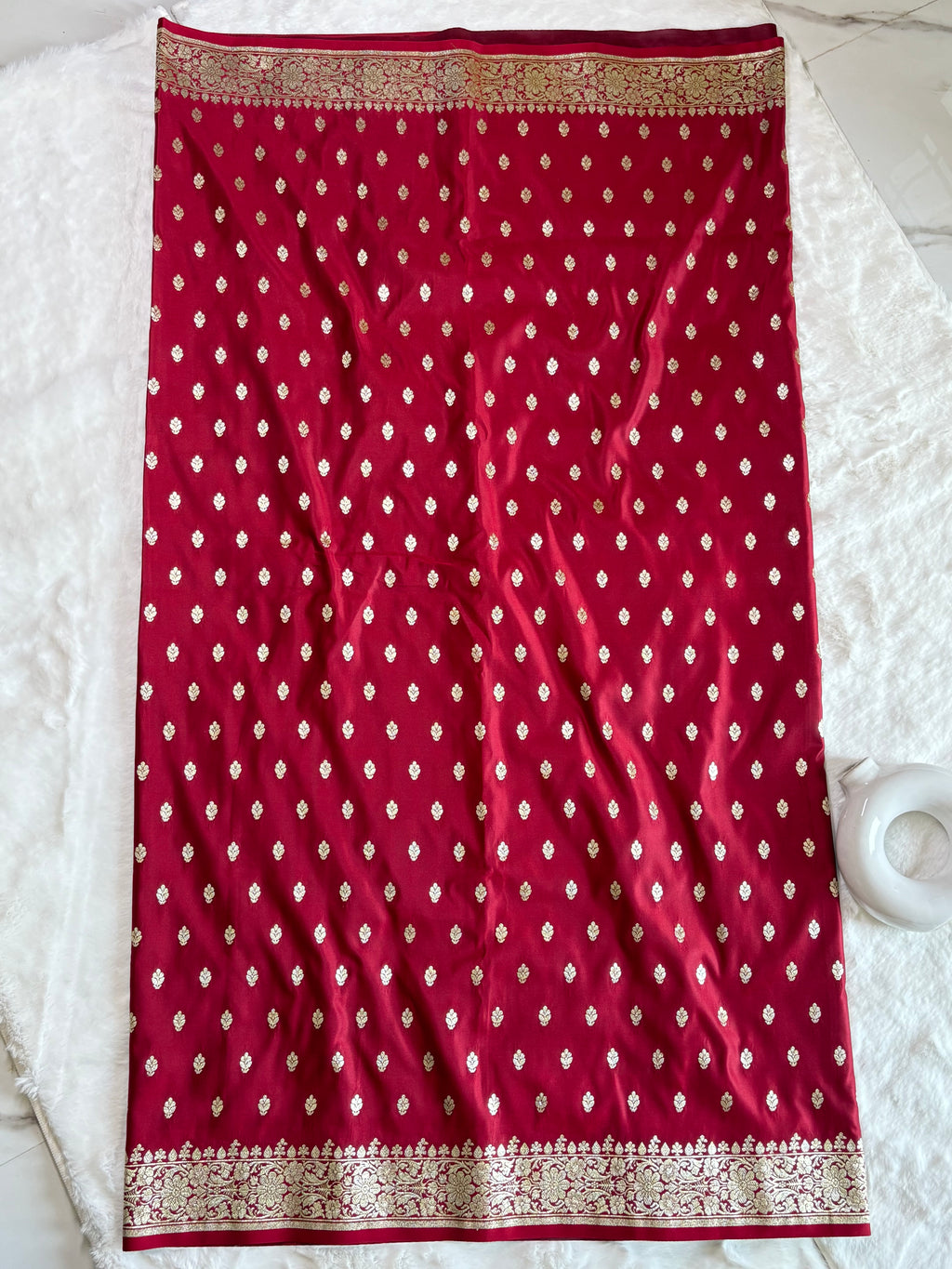 Red Banarsi Saree