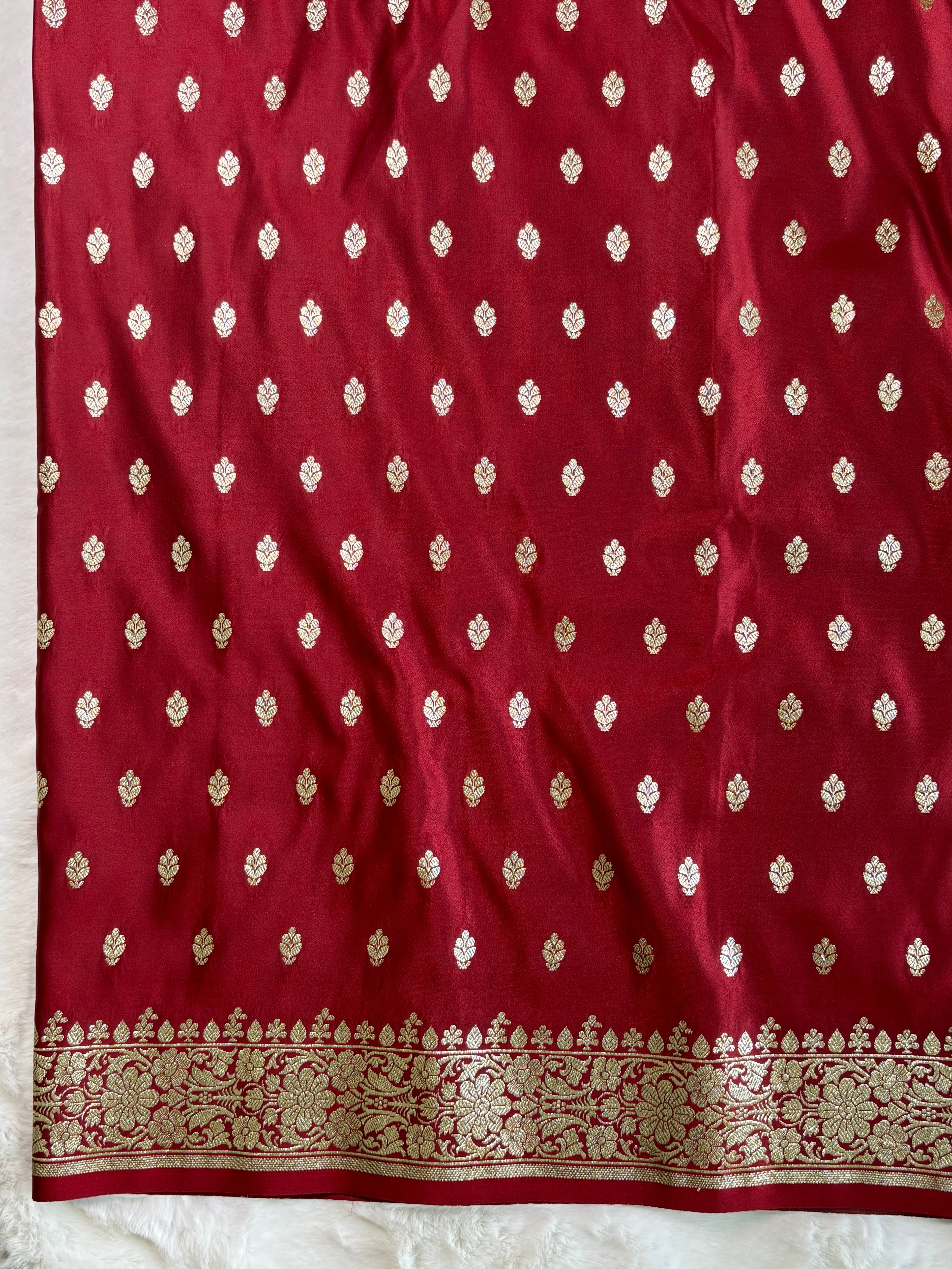 Red Banarsi Saree