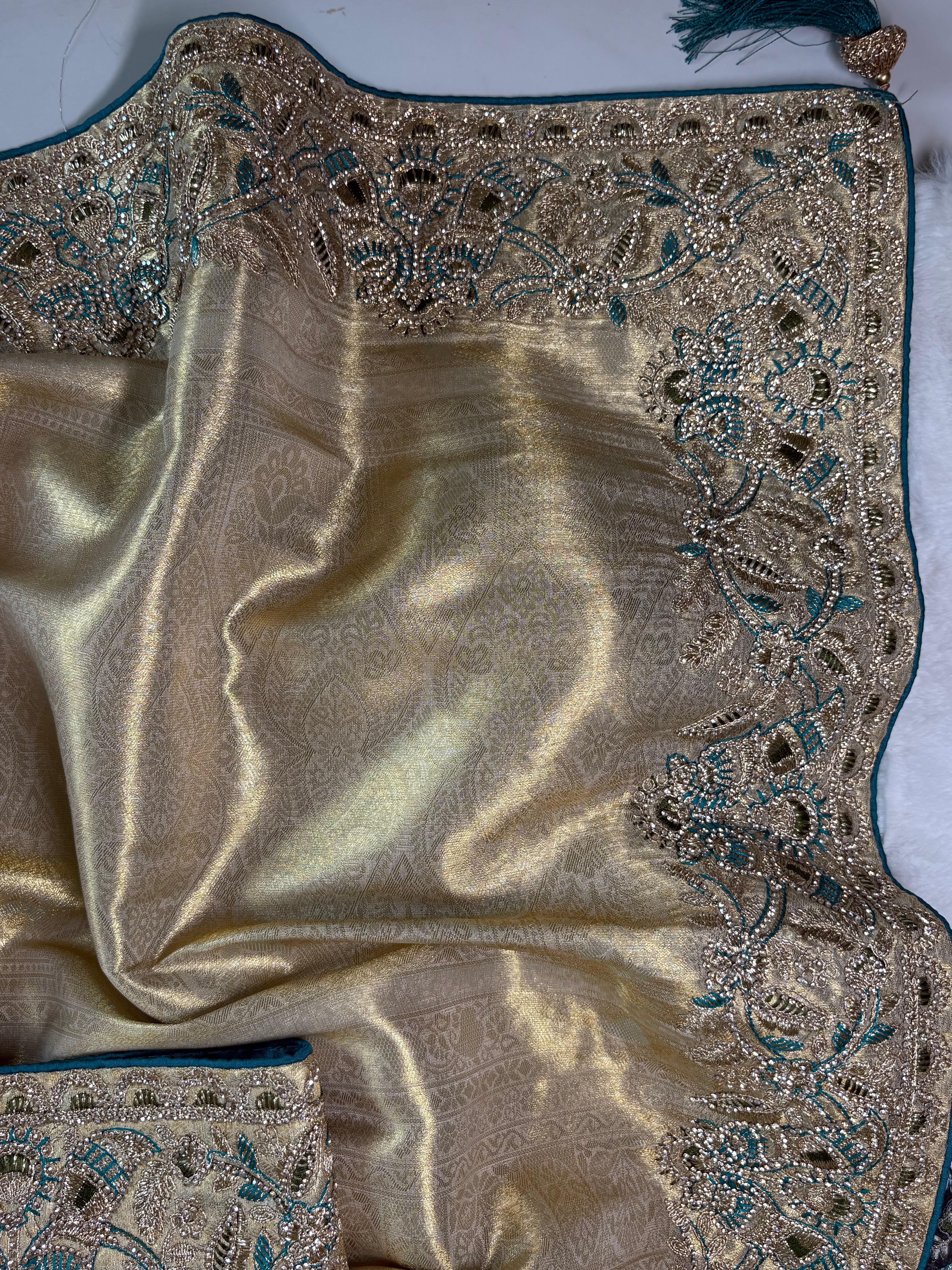 Rajsahi Kanjivaram Work Saree for Women