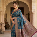 Silk Saree Royal Blue