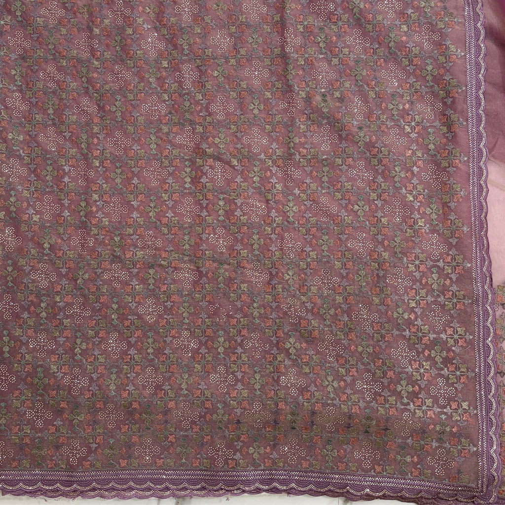Gajari Floral handloom Zari Saree